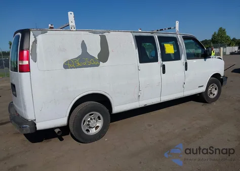 2007 Chevrolet Express Work Van from USA, damaged, VIN 1GCGG29V871216560
